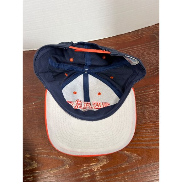 Vintage Chicago Bears Drew Pearson Snapback Hat Navy & Orange NFL M3 - Picture 3 of 5